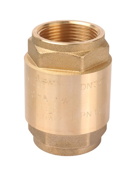 Клапан обратный STOUT 1 1/4" с металлическим седлом