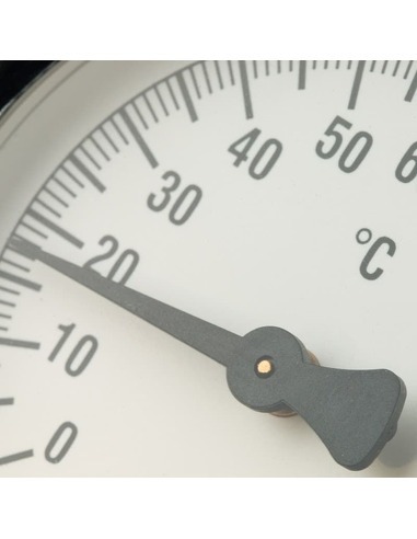 Термометр биметаллический Watts F+R810 TCM 80 мм, 0-120ºС накладной