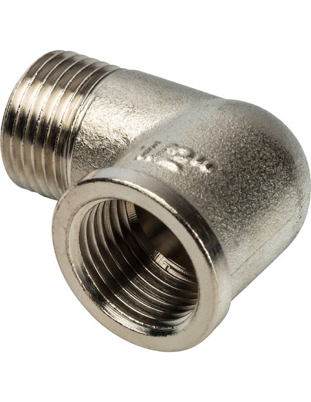 Угольник никелированный STOUT 1/2" ВР-НР