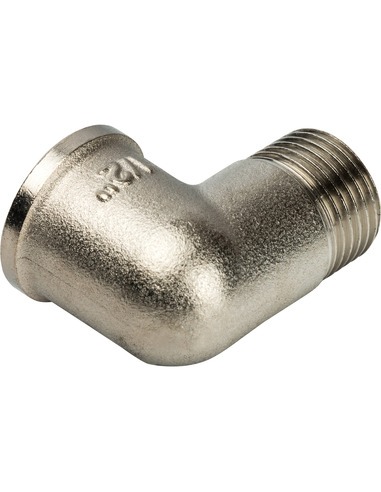 Угольник никелированный STOUT 1/2" ВР-НР