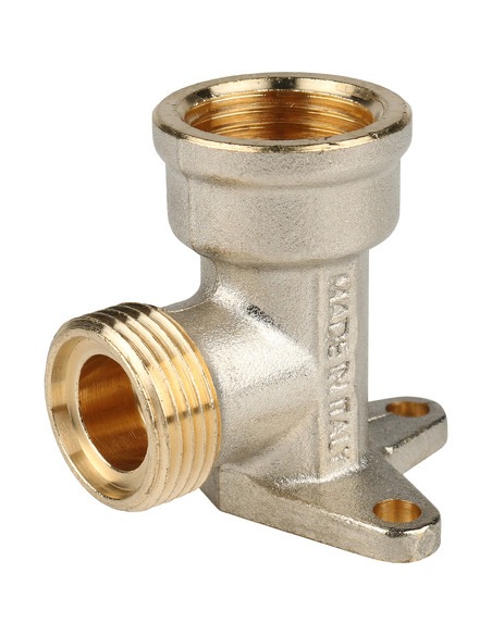 Угольник с креплением STOUT 16x1/2" ВР для металлопластиковых труб обжим