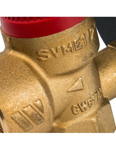 Клапан предохранительный Watts SVM 1/2"х3/4" 2,5 бар с манометром