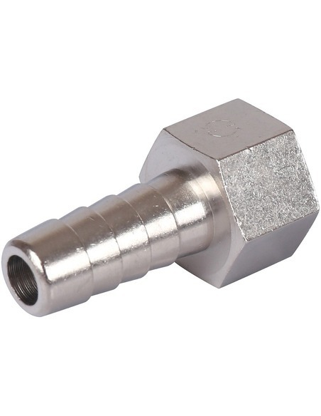 Штуцер никелированный STOUT 1/4"х14 ВР 