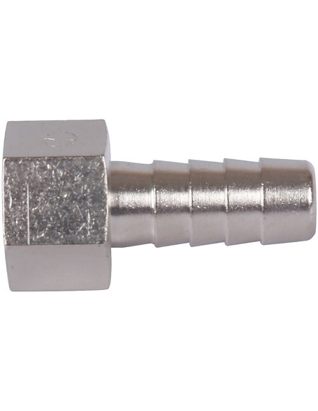 Штуцер никелированный STOUT 1/4"х14 ВР 