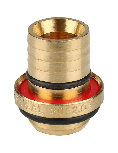 Тройник STOUT 20x20x20 для металлопластиковых труб обжим