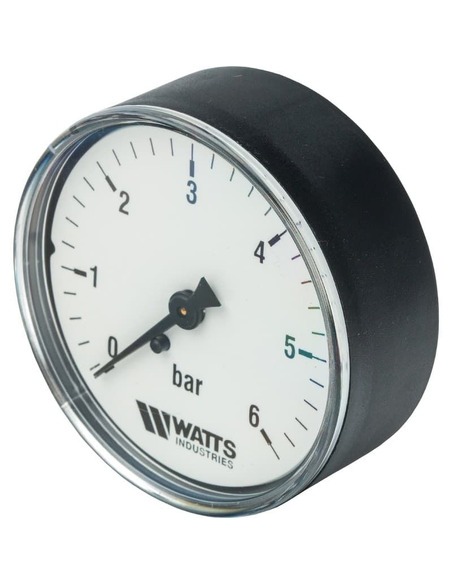 Манометр Watts F+R100 MAL 63 мм, 1/4", 0-6 бар, аксиальный