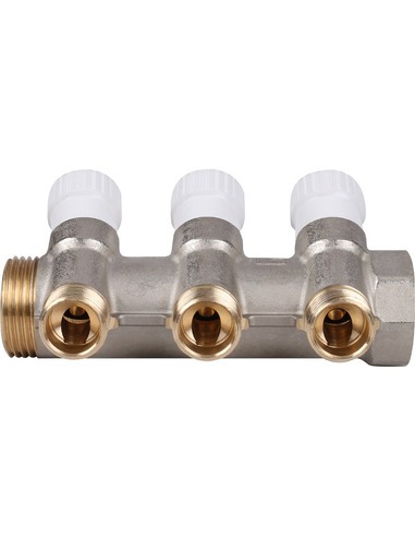 Коллектор распределительный STOUT 1", 3 вых 1/2"