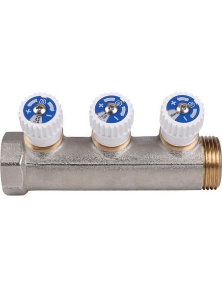 Коллектор распределительный STOUT 1", 3 вых 1/2"