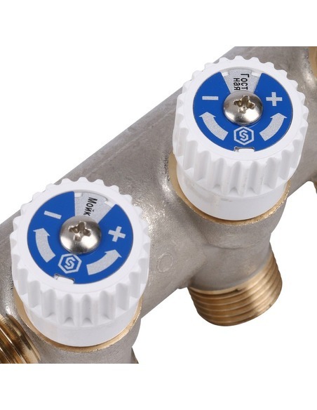 Коллектор распределительный STOUT 1", 3 вых 1/2"