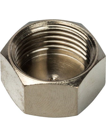 Заглушка никелированная STOUT 3/8" ВР