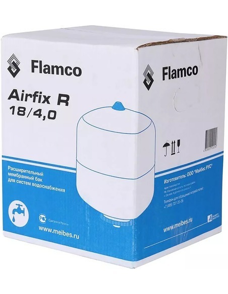 Расширительный бак Flamco Airfix R 18, 10 бар