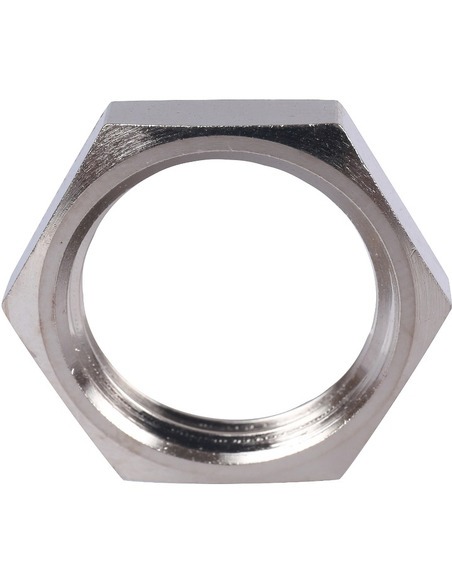 Контргайка никелированная STOUT 1/2"