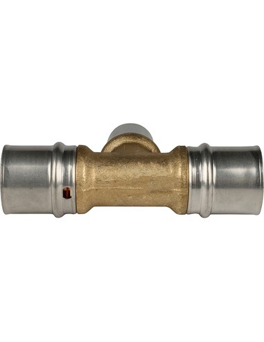 Тройник переходной STOUT 26x20x26 для металлопластиковых труб пресс