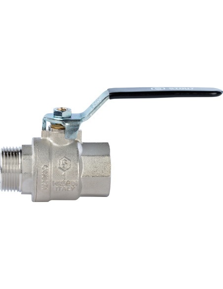Кран шаровой STOUT полнопроходной 1" ВР-НР (рычаг)