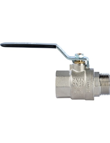 Кран шаровой STOUT полнопроходной 1" ВР-НР (рычаг)