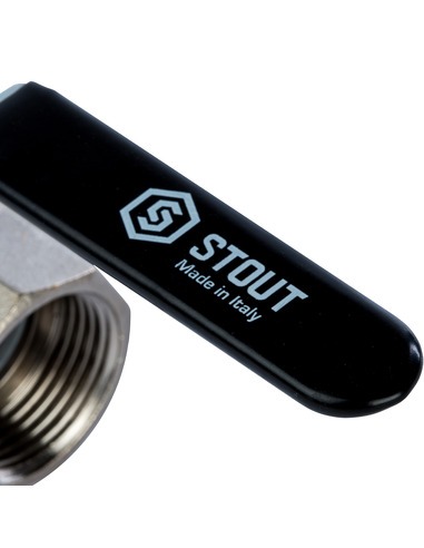 Кран шаровой STOUT полнопроходной 1" ВР-НР (рычаг)