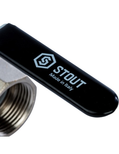 Кран шаровой STOUT полнопроходной 1" ВР-НР (рычаг)