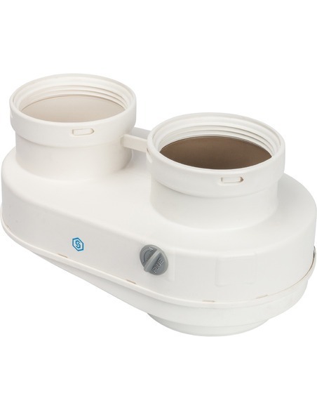 Адаптер котла STOUT Ø80/80 для подключения раздельных труб (Bosch)