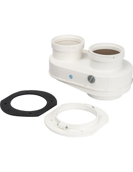 Адаптер котла STOUT Ø80/80 для подключения раздельных труб (Bosch)