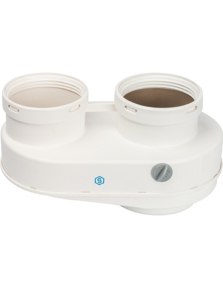 Адаптер котла STOUT Ø80/80 для подключения раздельных труб (Bosch)