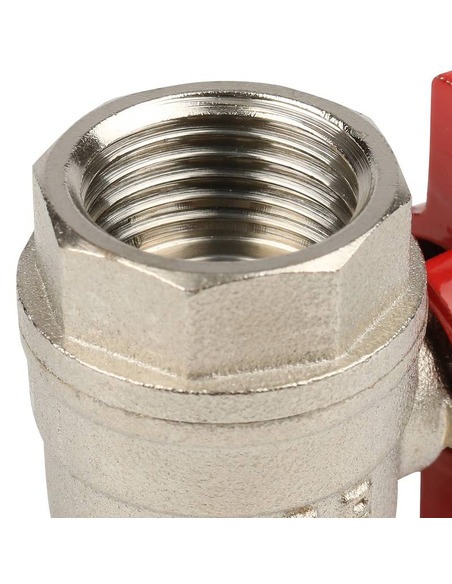 Кран шаровой STOUT стандартнопроходной 1/2" ВР-ВР (бабочка)