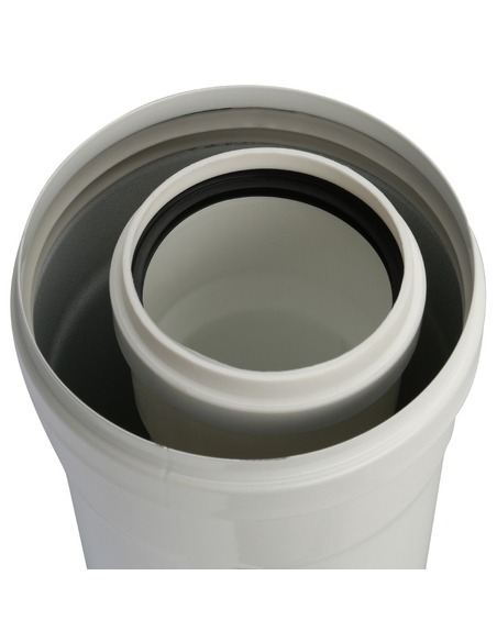 Труба удлинитель STOUT Ø60/100 - 500мм конденсац.