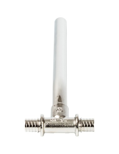 Трубка для подключения радиатора Т-образная STOUT 16/250 для труб из сшитого полиэтилена