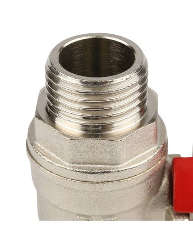 Кран шаровой STOUT стандартнопроходной 1/2" ВР-НР (бабочка)