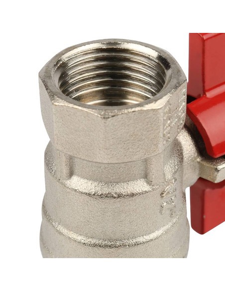 Кран шаровой STOUT стандартнопроходной 1/2" ВР-НР (бабочка)