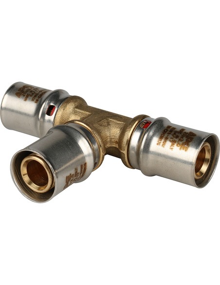 Тройник STOUT 20x20x20 для металлопластиковых труб пресс