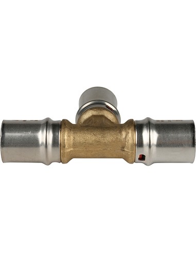 Тройник STOUT 20x20x20 для металлопластиковых труб пресс