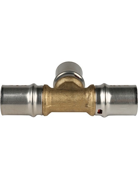 Тройник STOUT 20x20x20 для металлопластиковых труб пресс