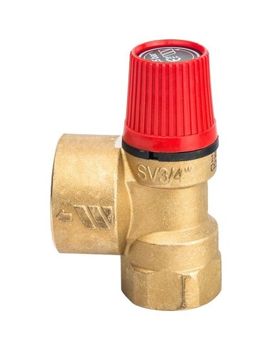 Клапан предохранительный STOUT 3/4"х1" 1,5 бар