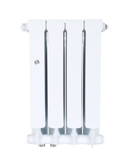 Биметаллический радиатор STOUT Space 500 х4 нижн. подкл.