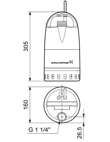 Насос дренажный Grundfos Unilift CC 7 A1