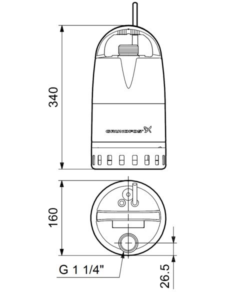 Насос дренажный Grundfos Unilift CC 9 A1