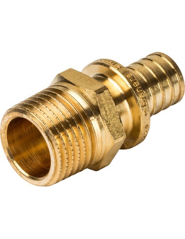 Переходник STOUT 16x1/2" НР для труб из сшитого полиэтилена