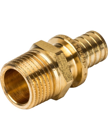 Переходник STOUT 16x1/2" НР для труб из сшитого полиэтилена