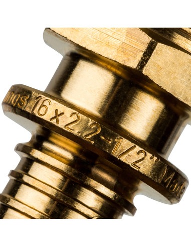 Переходник STOUT 16x1/2" НР для труб из сшитого полиэтилена