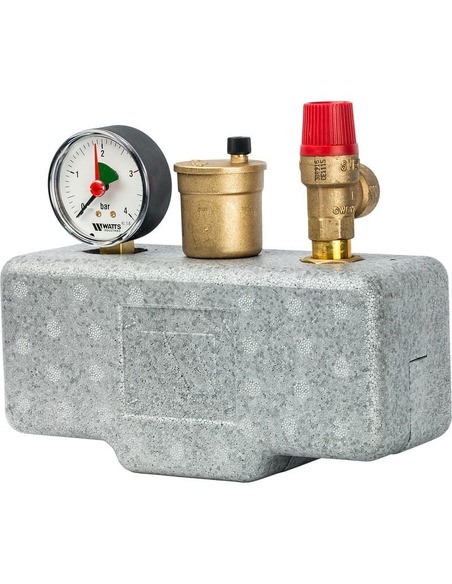 Группа безопасности котла Watts KSG 30/ISO 2, 3bar до 50 кВт в теплоизоляции