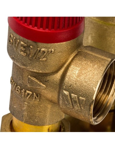 Группа безопасности котла Watts KSG 30/ISO 2, 3bar до 50 кВт в теплоизоляции