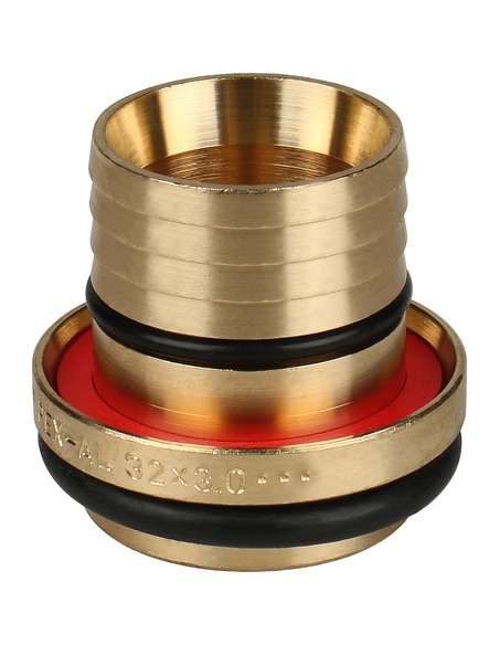 Угольник STOUT 32x1" НР для металлопластиковых труб обжим