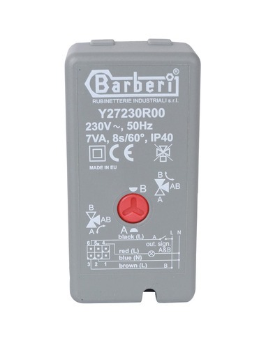 Клапан трехходовой зональный STOUT 3/4" НР с сервоприводом 230V, Kvs 8