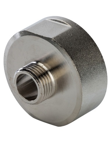 Переходник никелированный STOUT 1 1/2"х1/2" ВР-НР