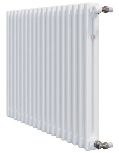 Радиатор трубчатый Zehnder Charleston 2056/18 1270/7610 1/2" RAL9016 (кроншт. в компл.)