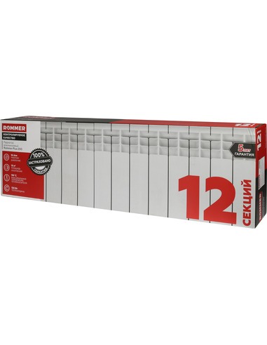 Алюминиевый радиатор Rommer Plus 200 х12