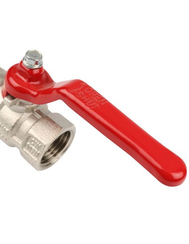 Кран шаровой STOUT стандартнопроходной 1/2" ВР-ВР (рычаг)