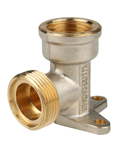 Угольник с креплением STOUT 20x1/2" ВР для металлопластиковых труб обжим