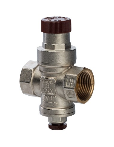 Редуктор давления STOUT 3/4" поршневой с выходом под манометр