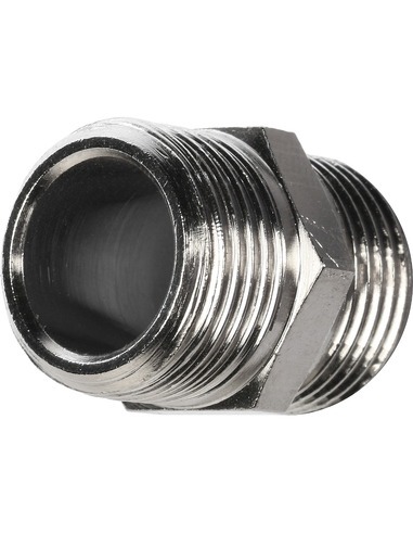 Ниппель никелированный STOUT 3/8" НР